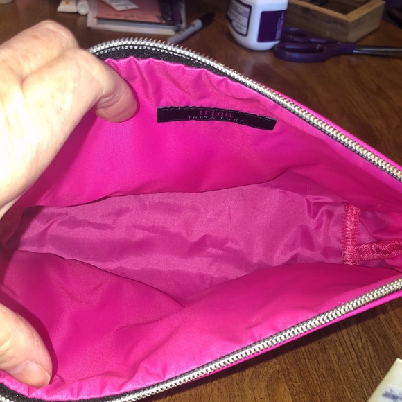 Trina Turk New Pink Glittery Trina Turk Sparkly Cosmetic Bag - Picture 5 of 14